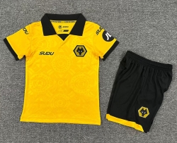 2526 Wolve Home Soccer Uniform KIDS